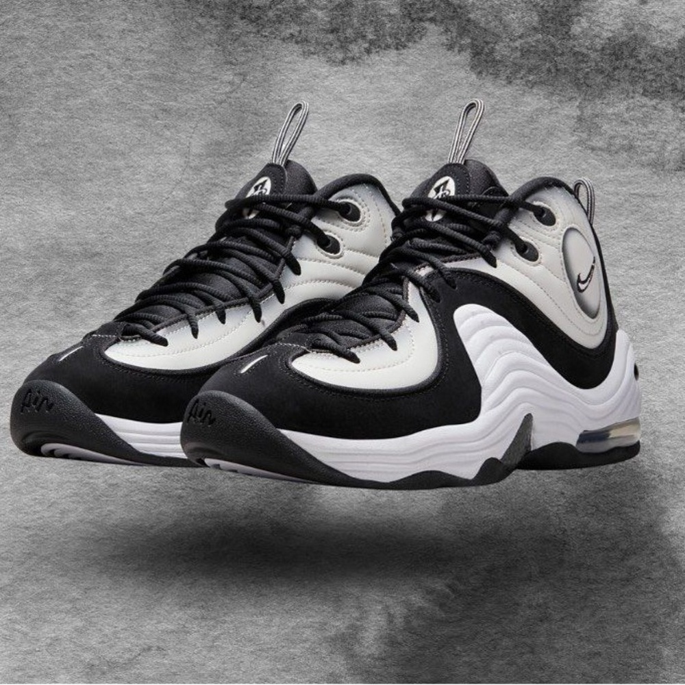 AIR PENNY 2 'PANDA' sz 8 white & black  Nwb